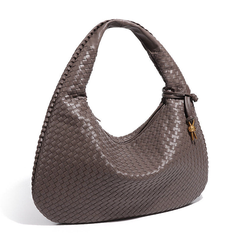 Eden Genuine Leather Woven Tote Bag Vintage Handbag