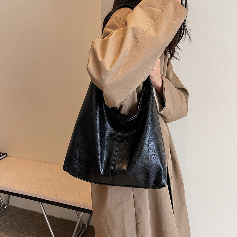 Sasha Versatile Soft Leather Shoulder Tote Bag