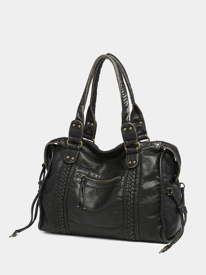 Large-capacity soft motorcycle bag