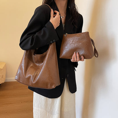 Sasha Versatile Soft Leather Shoulder Tote Bag