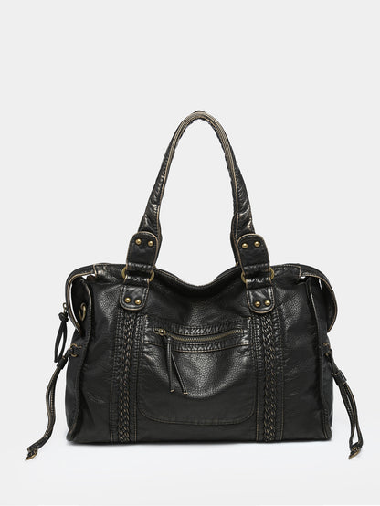 Large-capacity soft motorcycle bag