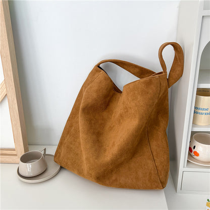 Suede Tote Bag