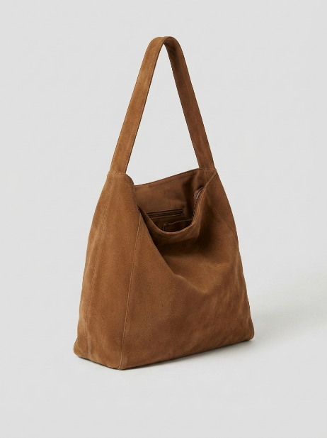 Suede Tote Bag