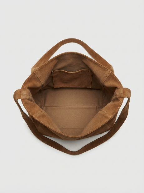 Suede Tote Bag