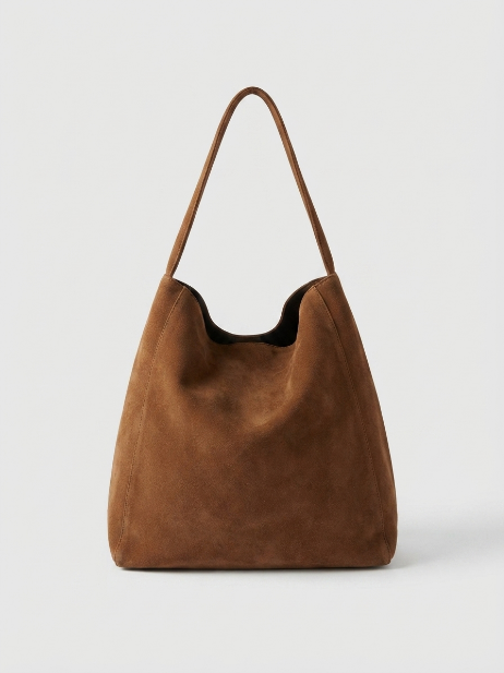 Suede Tote Bag
