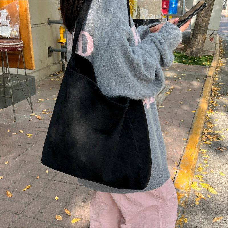 Suede Tote Bag